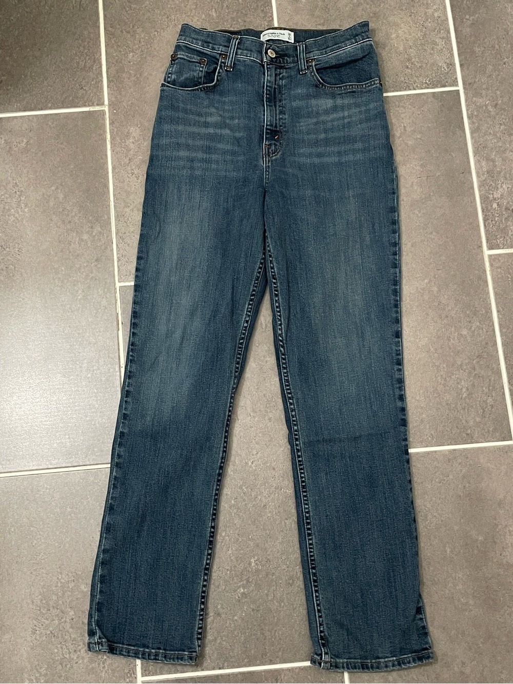 Abercrombie & Fitch Curve‎ Love 90s Straight Ultra High Rise size 26X30